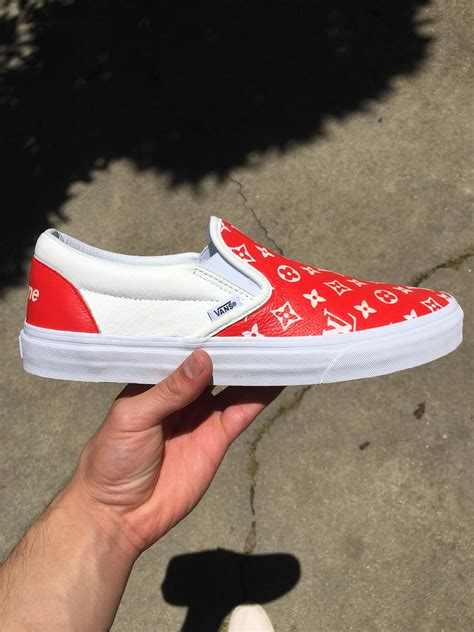 vans supreme lv|supreme shoes louis vuitton.